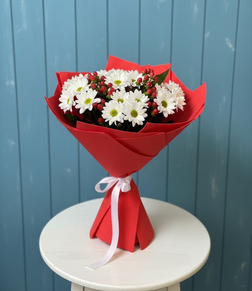 Букет цветов из: Хризантемы в Иланском