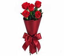 Букет 5 Красных роз Эдлесс Лав в Иланском