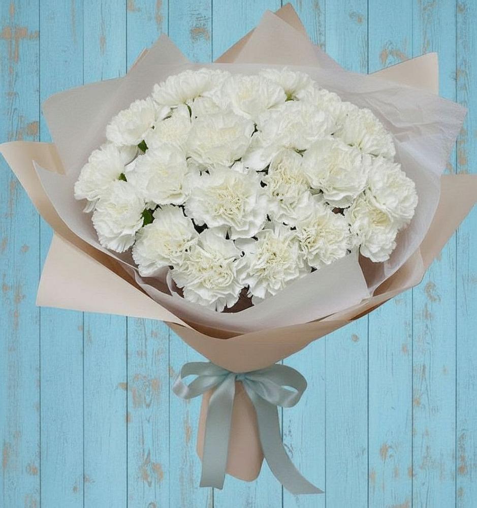 Букет цветов из: Гвоздики в Иланском