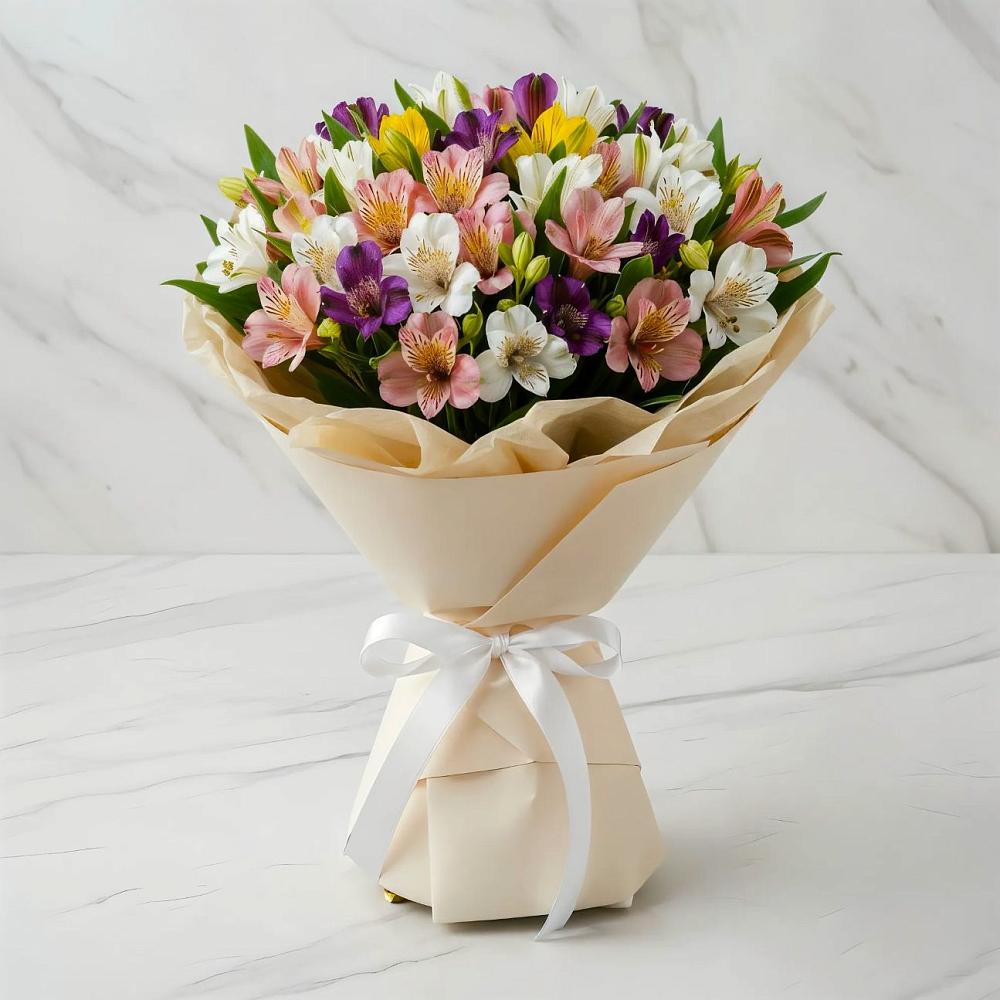 Букет цветов из: Альстромерии в Иланском