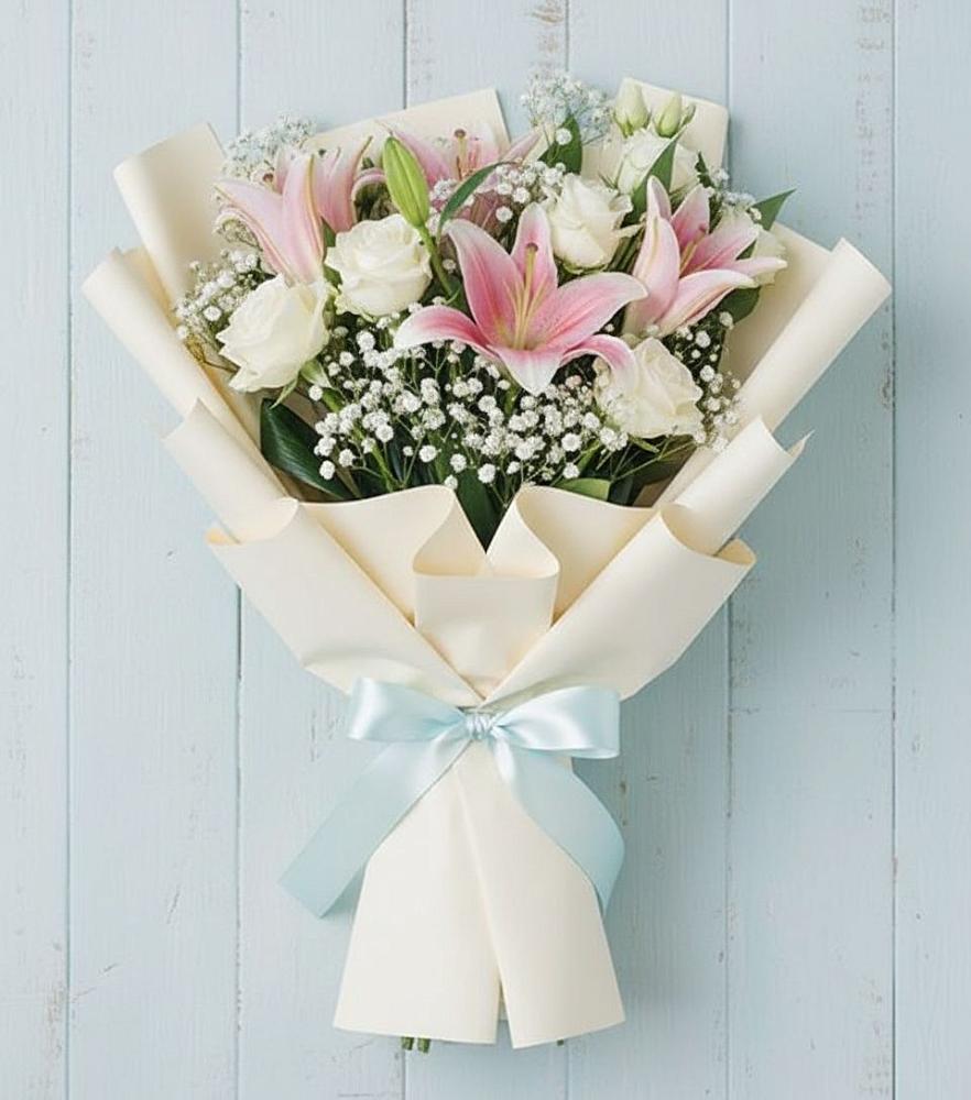 Букет цветов из: Лилии в Иланском