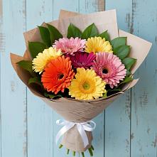 Букет цветов из:  Герберы #REPLACE_PRED# Иланском