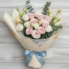 Букет цветов из:  Лизиантусы в Иланском