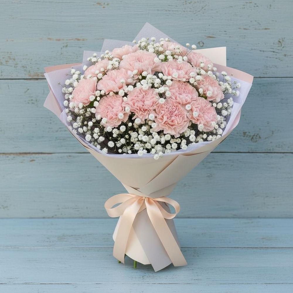 Букет цветов из: Гвоздики в Иланском