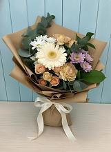 Букет цветов из:  Герберы и Хризантемы #REPLACE_PRED# Иланском