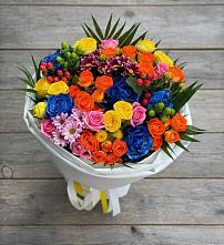 Букет цветов из:  Розы и Хризантемы #REPLACE_PRED# Иланском