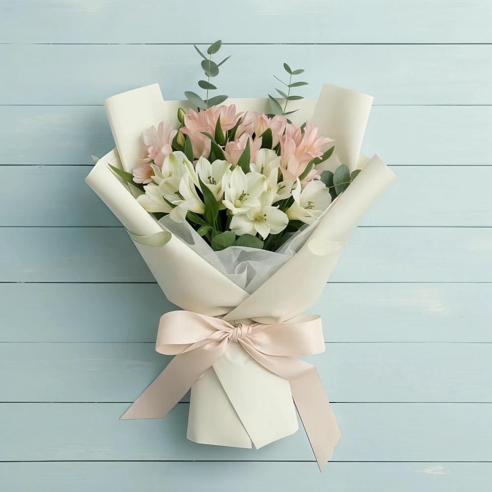 Букет цветов из: Альстромерии в Иланском