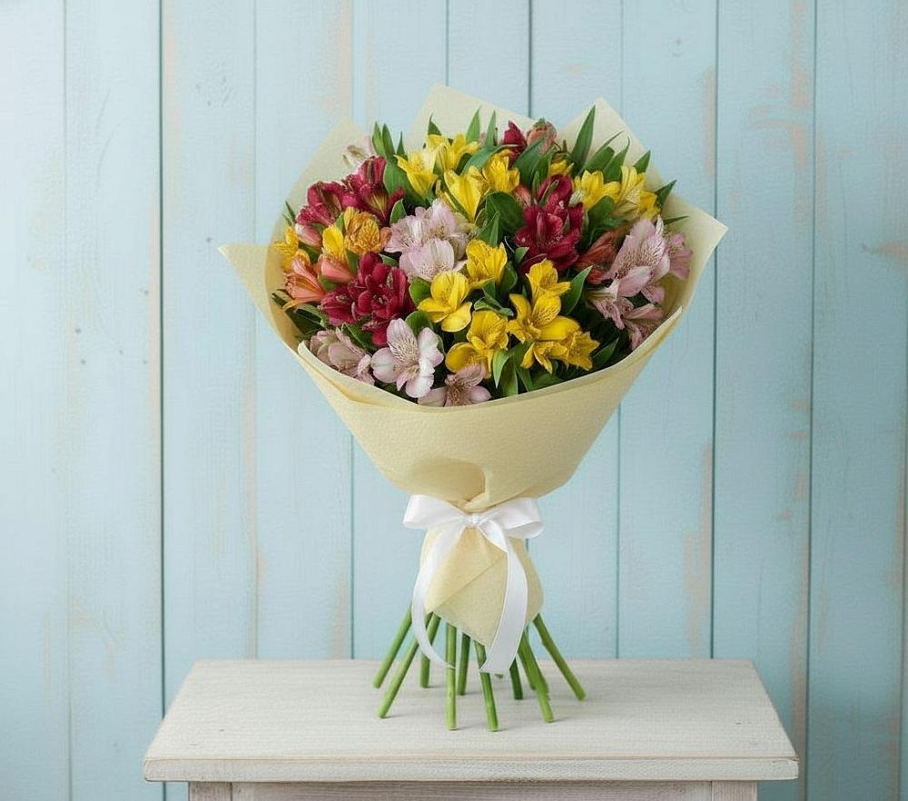 Букет цветов из: Альстромерии в Иланском