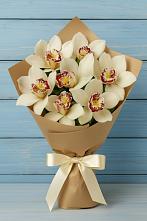 Букет цветов из:  Орхидеи и Розы в Иланском